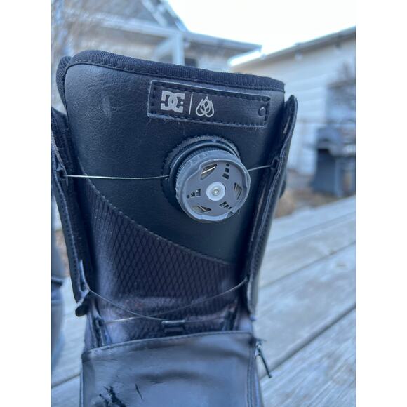 DC Travis Rice double Boa Snowboard Boots 2018 mens 13 black winter snow READ! main image 7